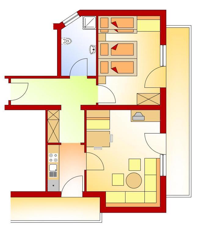 Appartements Schneezauber แลร์มอส ห้อง รูปภาพ